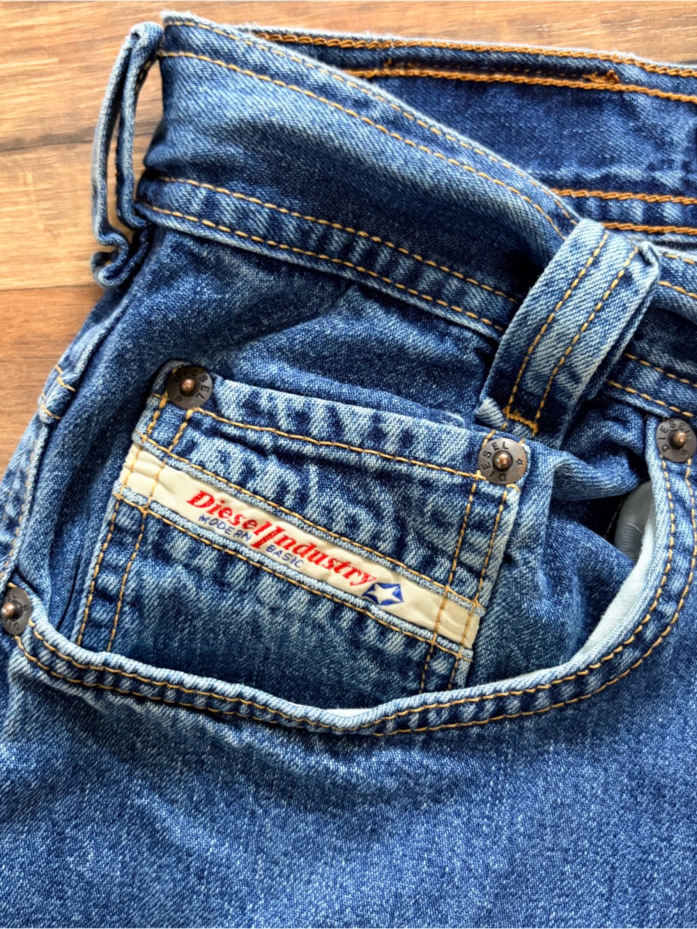 Vintage 90s DIESEL Saddle Jeans Made in Italy 33x30 (Fits 31x30) Baggy Tapered